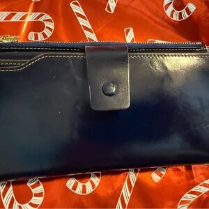 Navy Leather women’s Wallet
